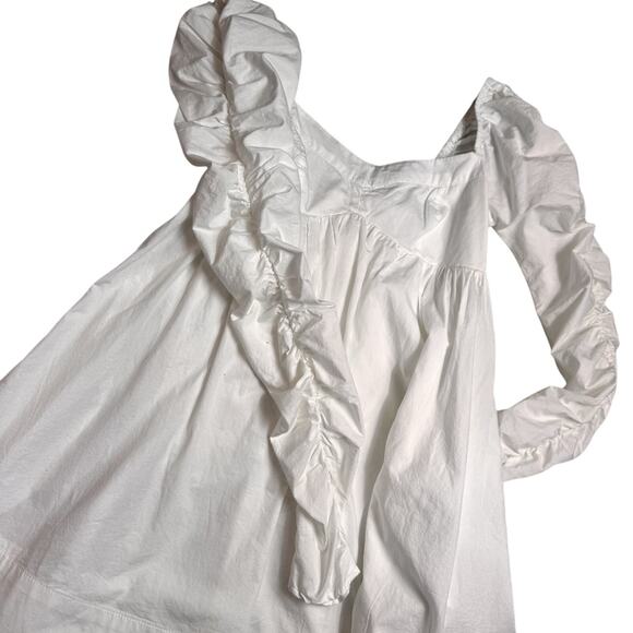 Free People White Color Lindsay Rose Babydoll Dress in Red Size Extra Small XS - Picture 15 of 15